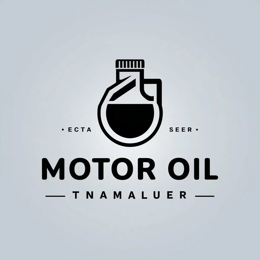 a vector logo design,with the text "motor oil", main symbol:motor oil,Minimalistic,be used in Automotive industry,clear background