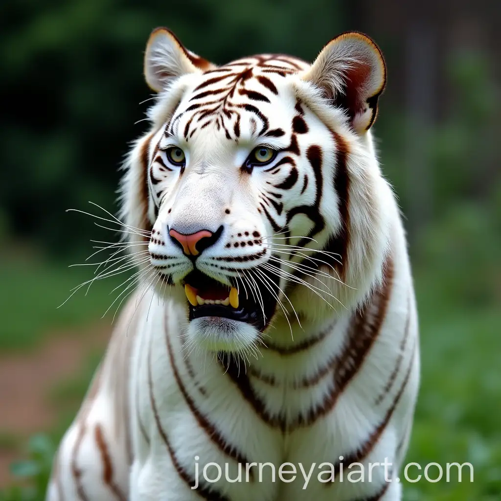 Majestic-White-Tiger-in-a-Serene-Natural-Habitat