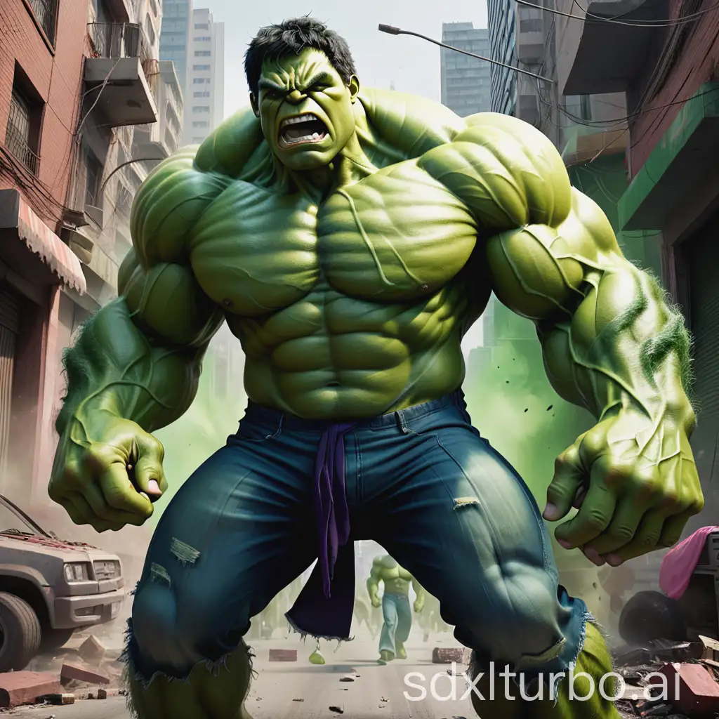 HulkInspired-Hero-with-Narendra-Modis-Features-in-a-Chaotic-Cityscape