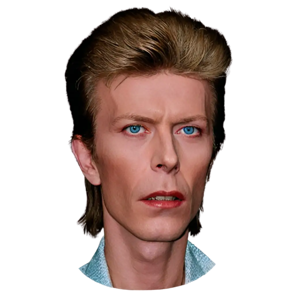 Create an image of David Bowie as Ziggy Stardust