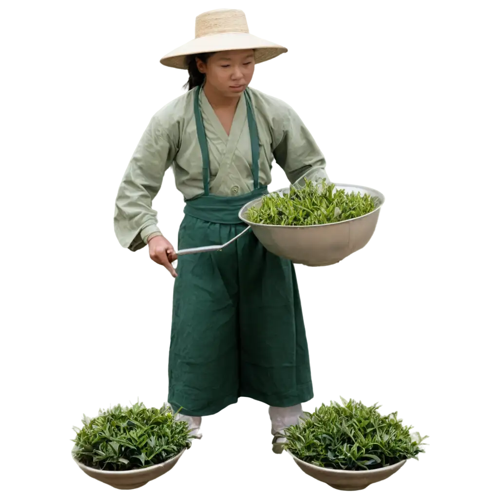 Tea-Garden-Worker-PNG-Image-High-Quality-and-Transparent-Format-for-Diverse-Use