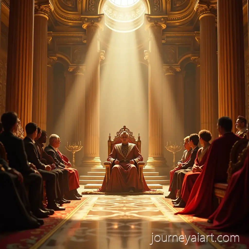 Astonished-King-on-Golden-Throne-in-Grand-Royal-Palace-Court-with-Shocked-Courtiers