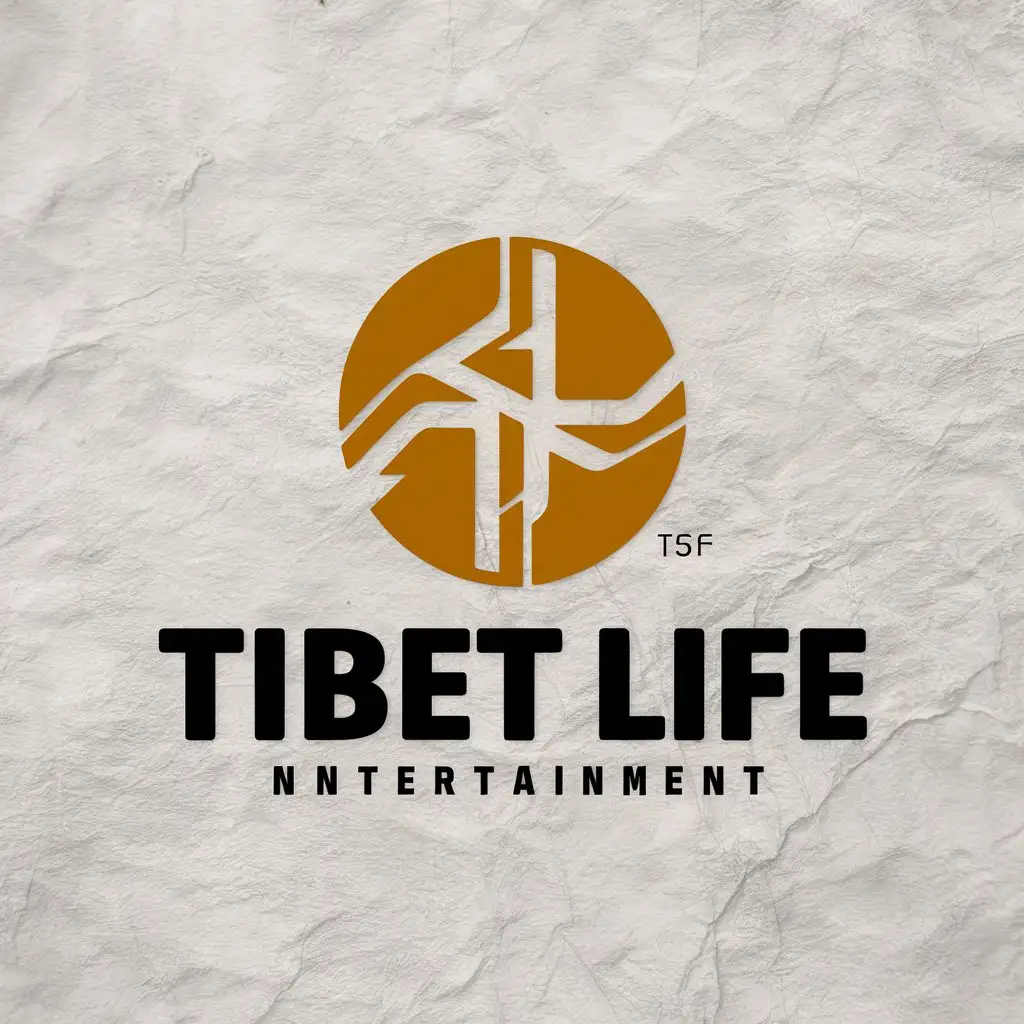 LOGO-Design-For-Tibet-Life-Vector-Design-with-Zangzu-Symbol-for-Entertainment-Industry