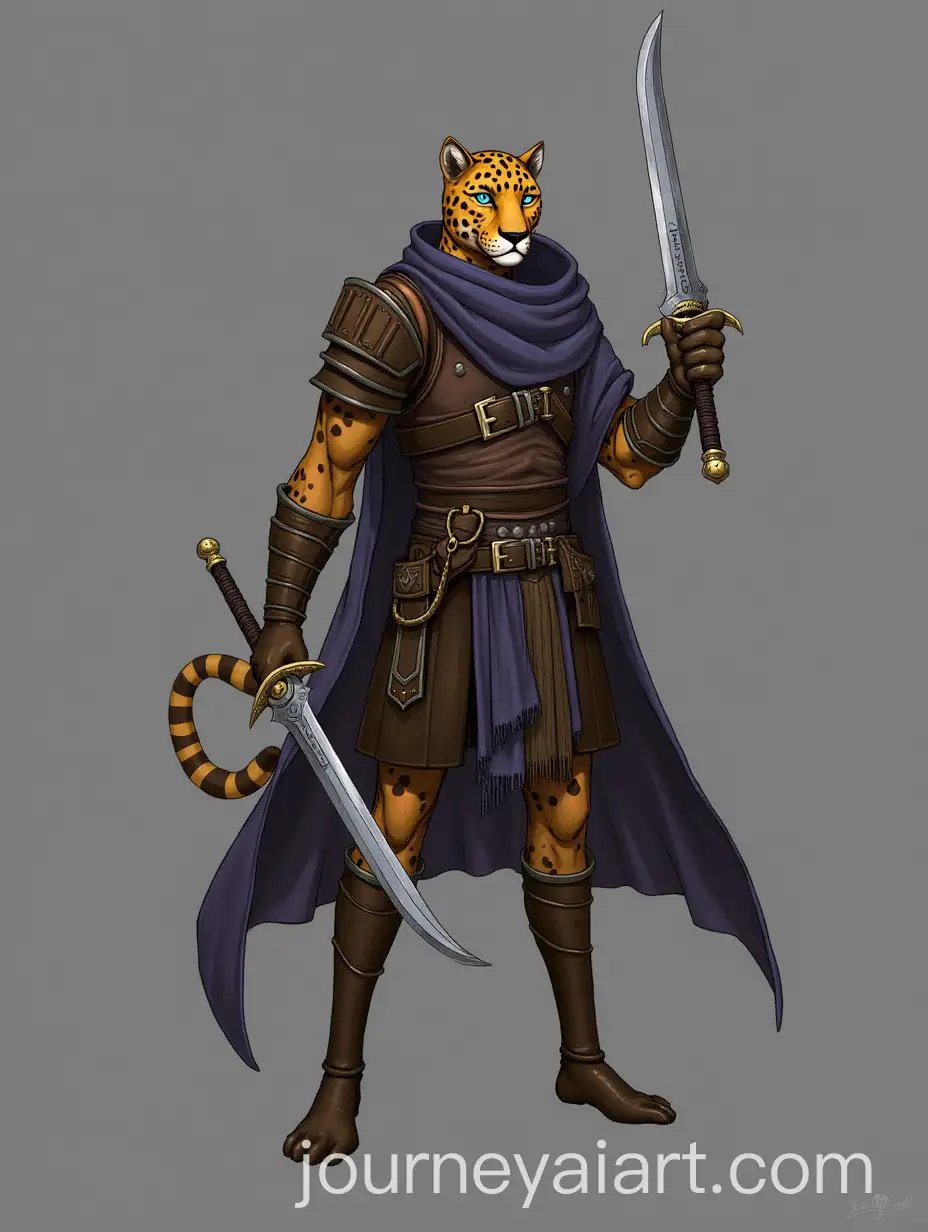 Leopard-Rogue-with-Thunderfury-Swords-in-Ironforge-Streets