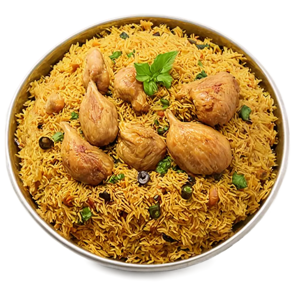 High-Quality-Chicken-Biryani-PNG-Image-for-Culinary-Visuals