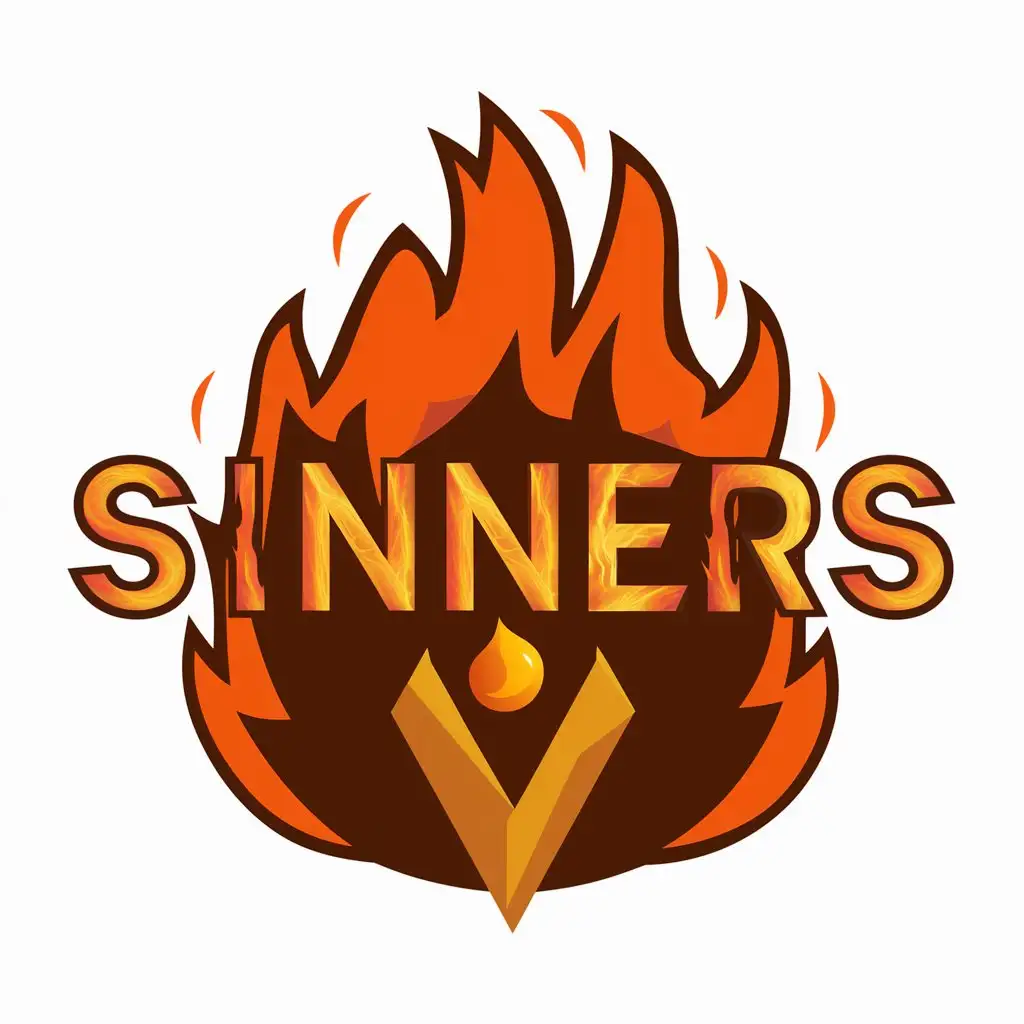 LOGO-Design-For-Sinners-Fiery-Text-Logo-on-Black-Background