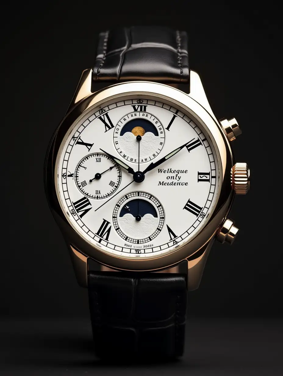 Luxury-Mens-Watch-with-Moon-Phase-and-Black-Crocodile-Strap