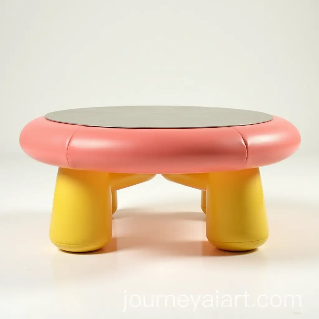 Playful-Bouncy-CastleInspired-Table-with-Rounded-Top-and-Bright-Colors