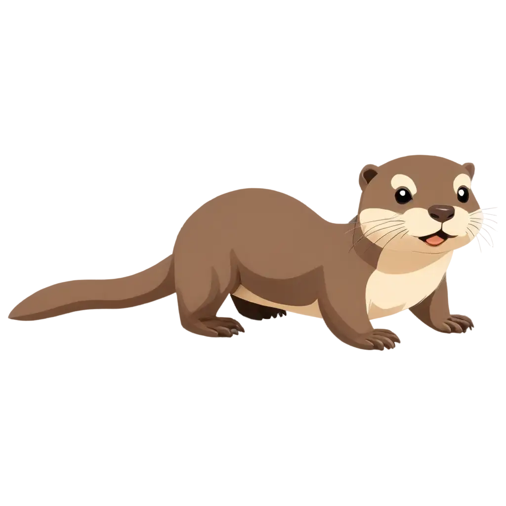 Cute-Anime-Otter-PNG-Image-Simplified-and-Adorable-Cartoon-Character