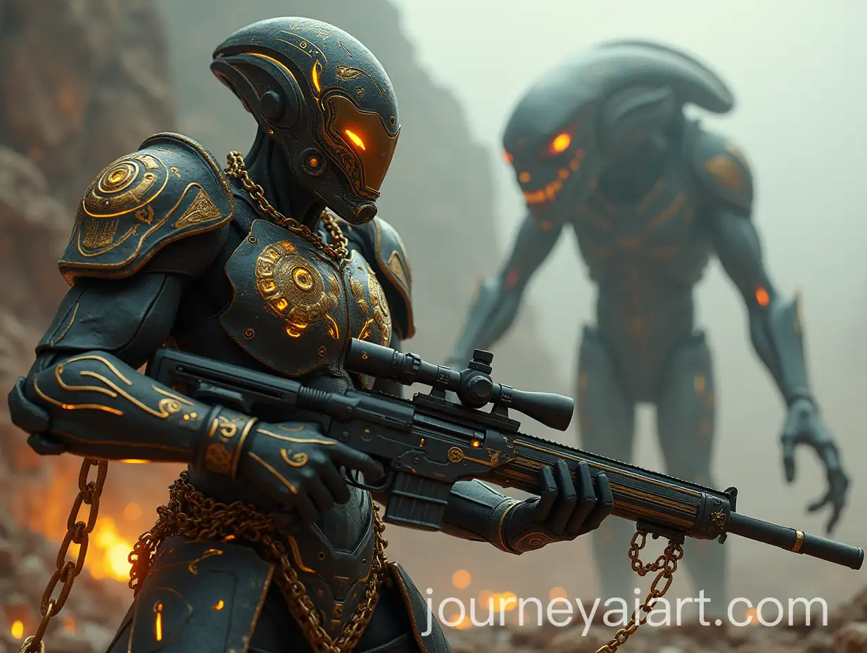 Epic-Battle-Between-a-Futuristic-Machine-Warrior-and-Alien-Hordes-in-a-Technological-Wasteland