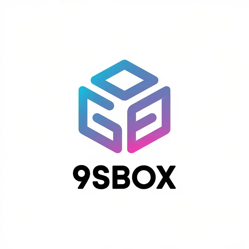 LOGO Design for 9sbox Modern Box Symbol for Entertainment Industry