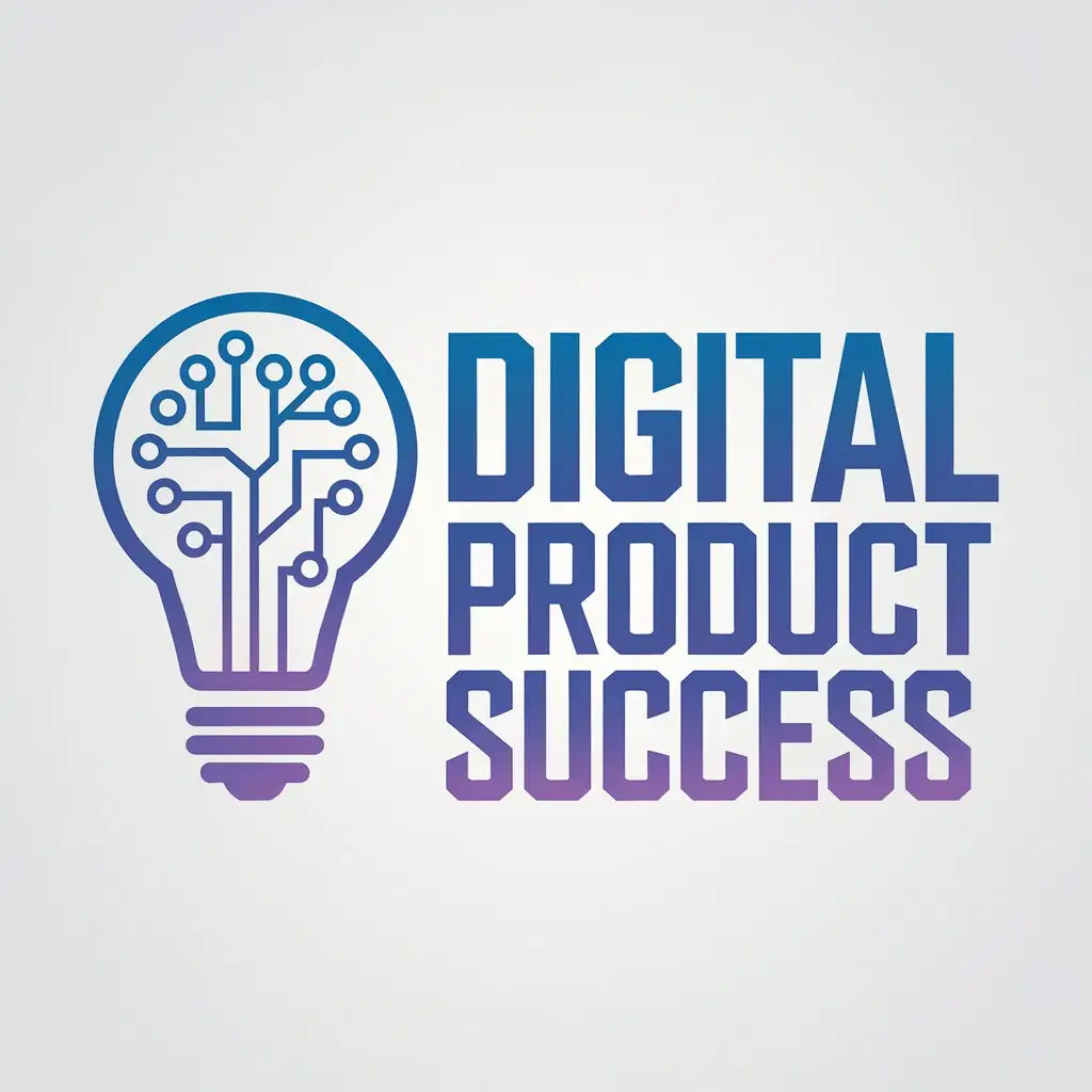 LOGO Design for Digital Product Success Vector Logo with Modern and Clear Design