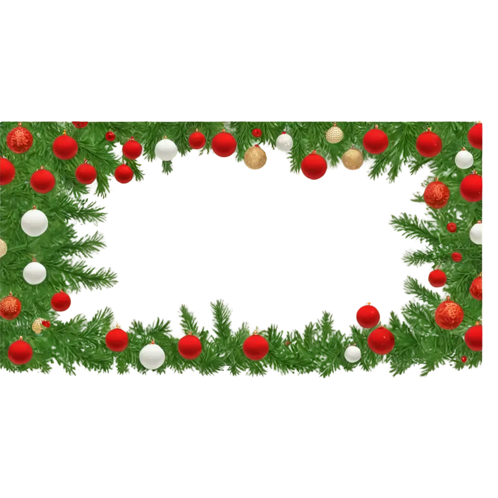 Christmas-Tree-Border-PNG-for-Festive-Design-and-Decorations