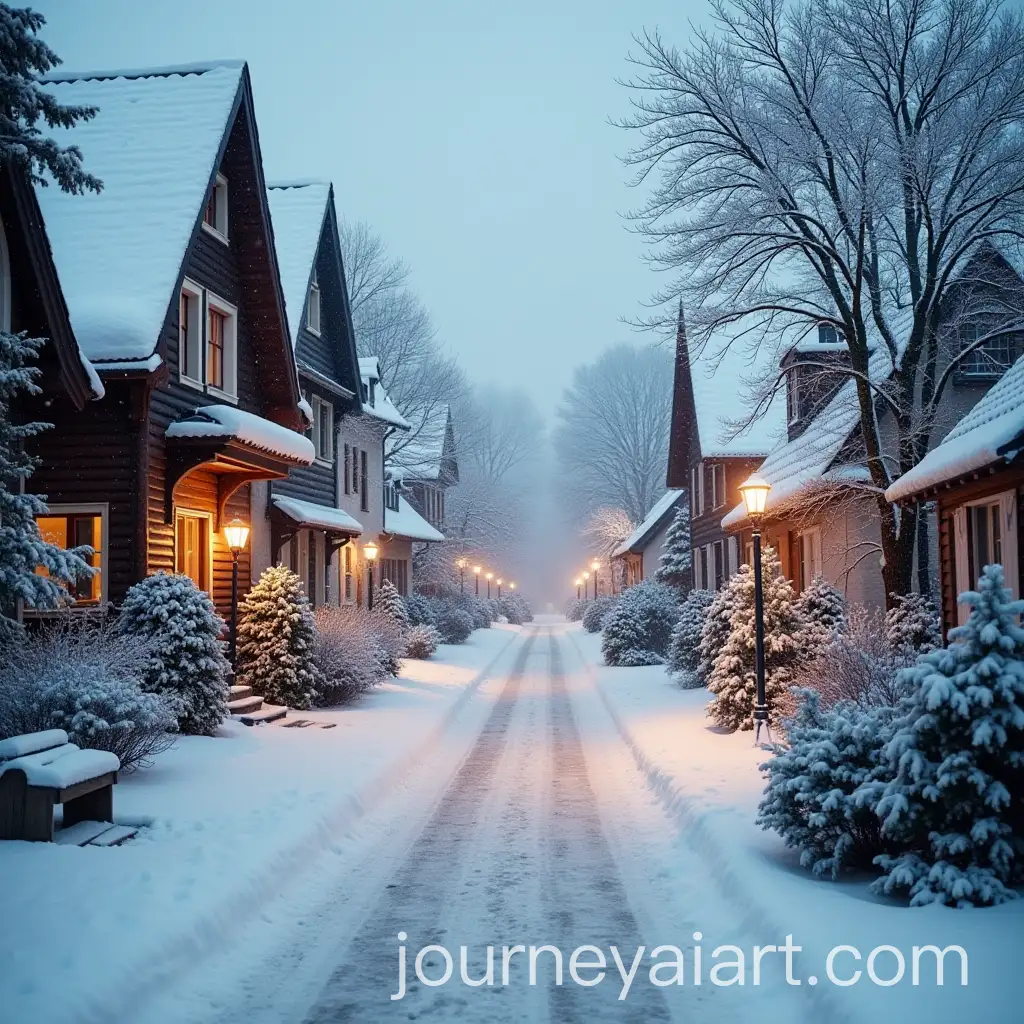 Snowy-Christmas-Scene-in-the-German-Town-of-Leer