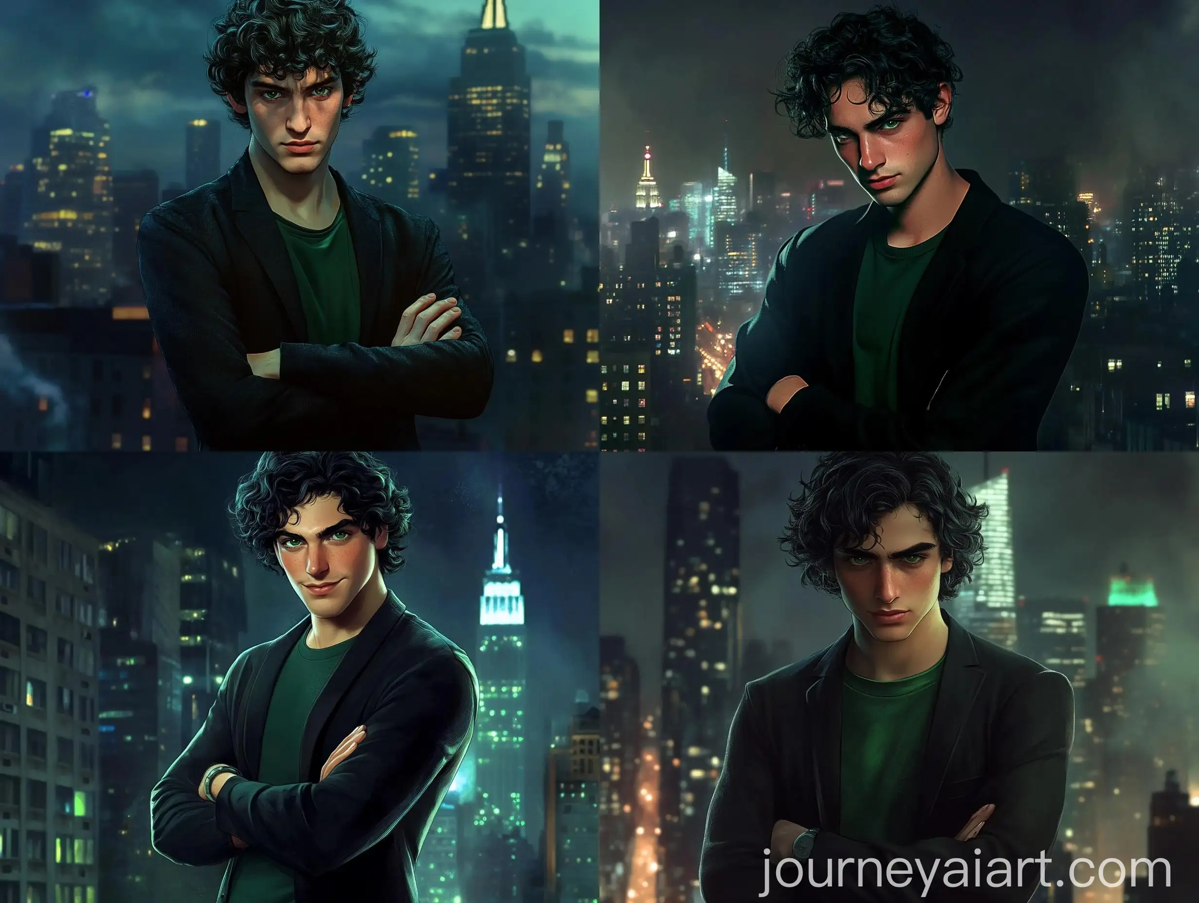 Confident-Young-Man-in-Urban-Night-Scene