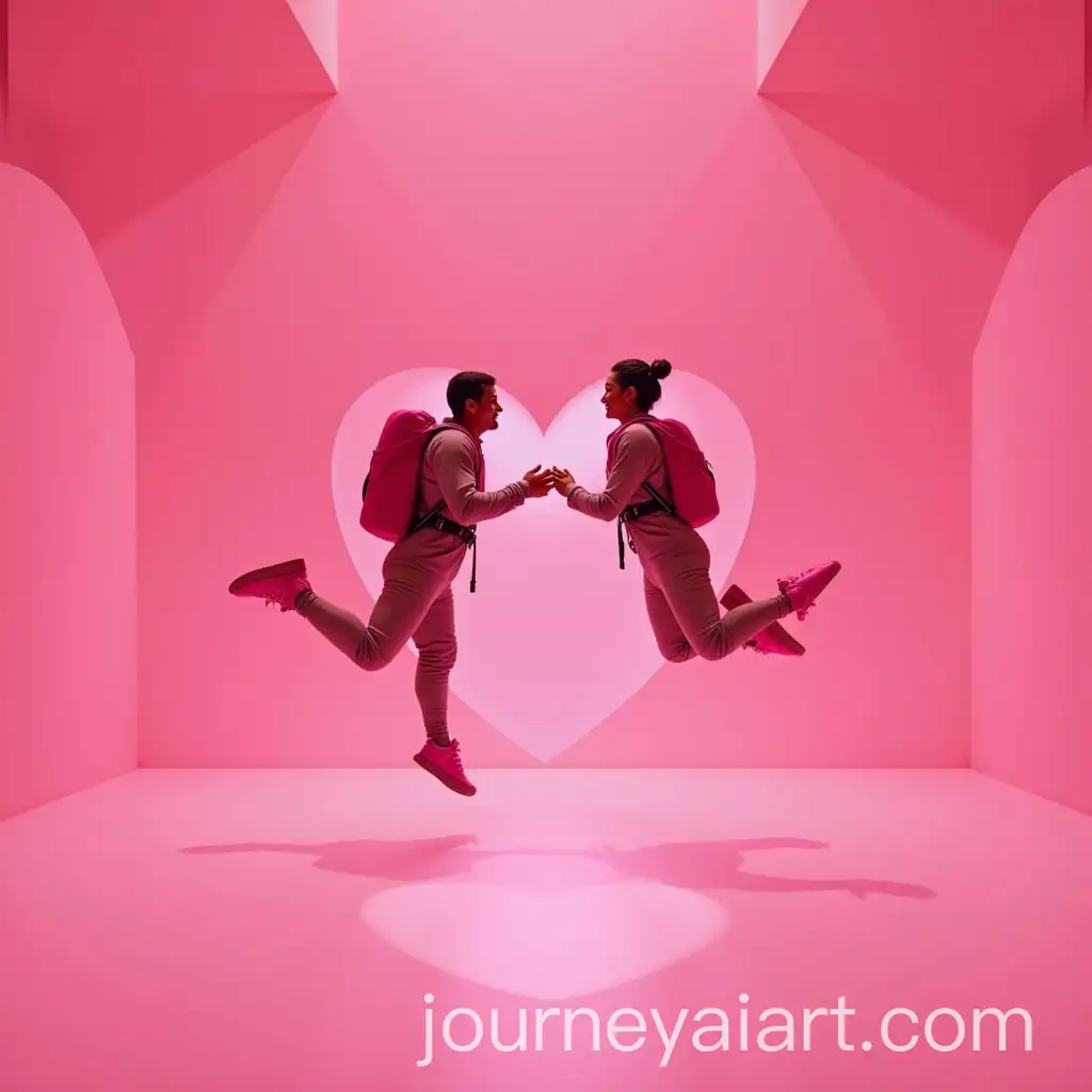 Valentines-Day-Skydiving-Adventure-with-HeartShaped-Symbol