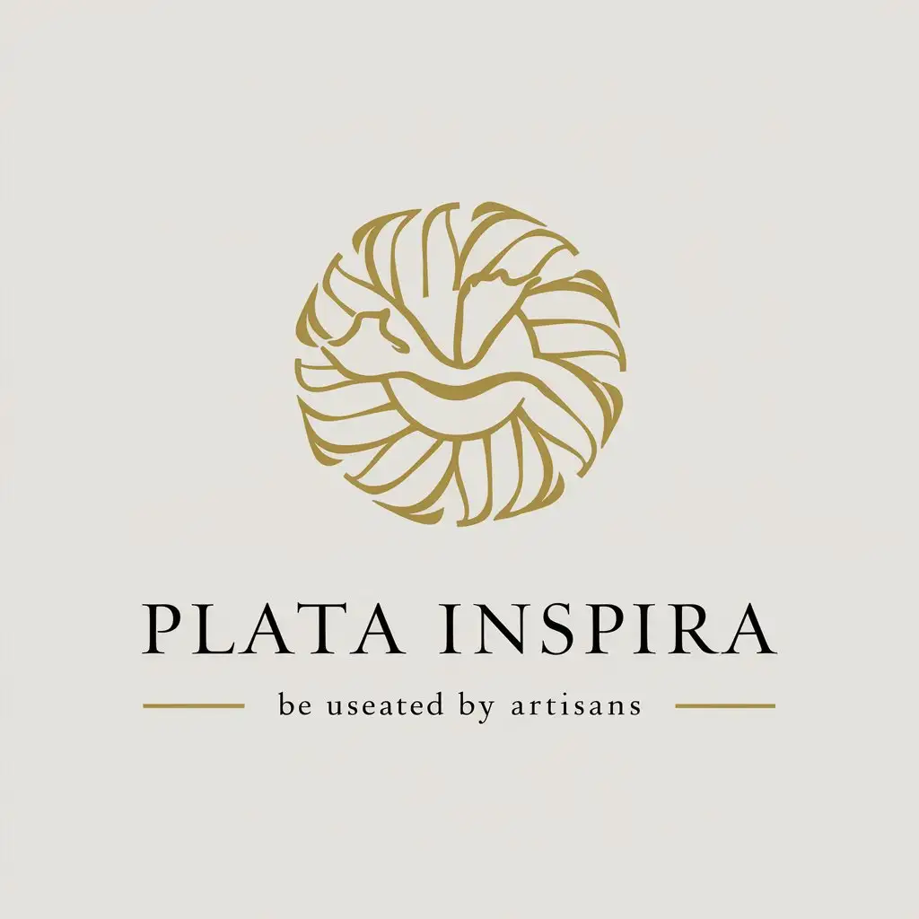 a vector logo design,with the text "plata inspira ", main symbol:joya created by artisans,Moderate,be used in Beauty Spa industry,clear background