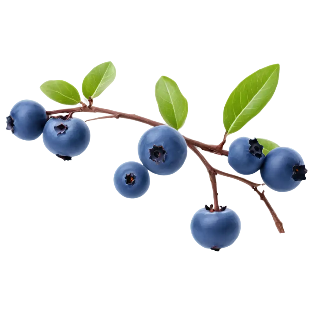 blueberry dark blue without branches