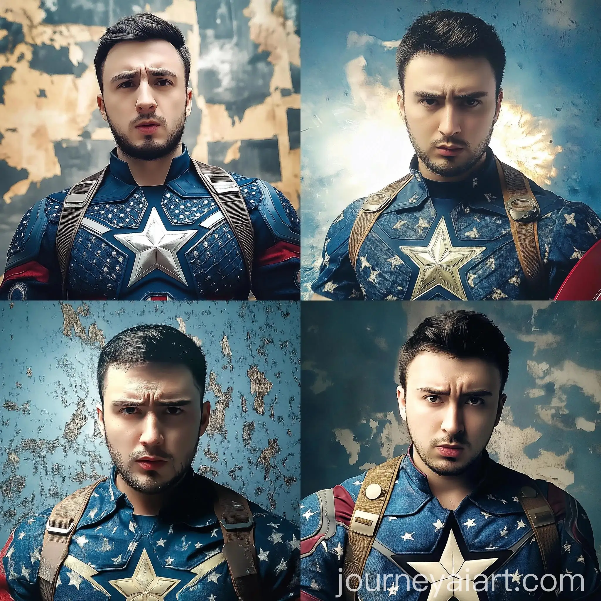 Captain-America-Inspired-Heroic-Journey-Illustration