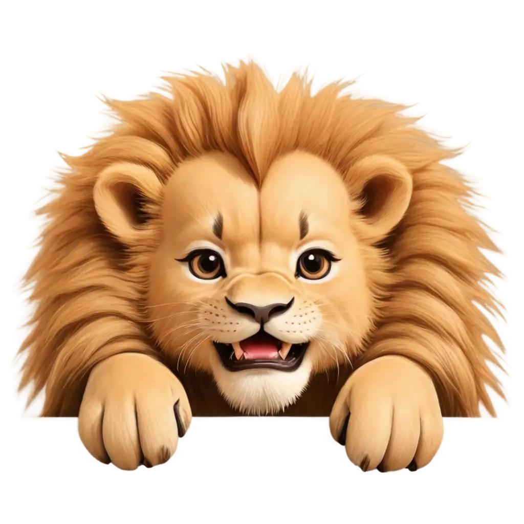 Adorable-Cute-Lion-PNG-Sticker-for-HighQuality-Designs