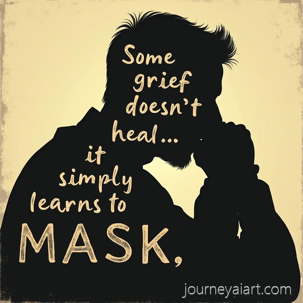 Pensive-Man-in-Silhouette-withAI-Image-Prompt-Expansion-Grief-Quote-Mask