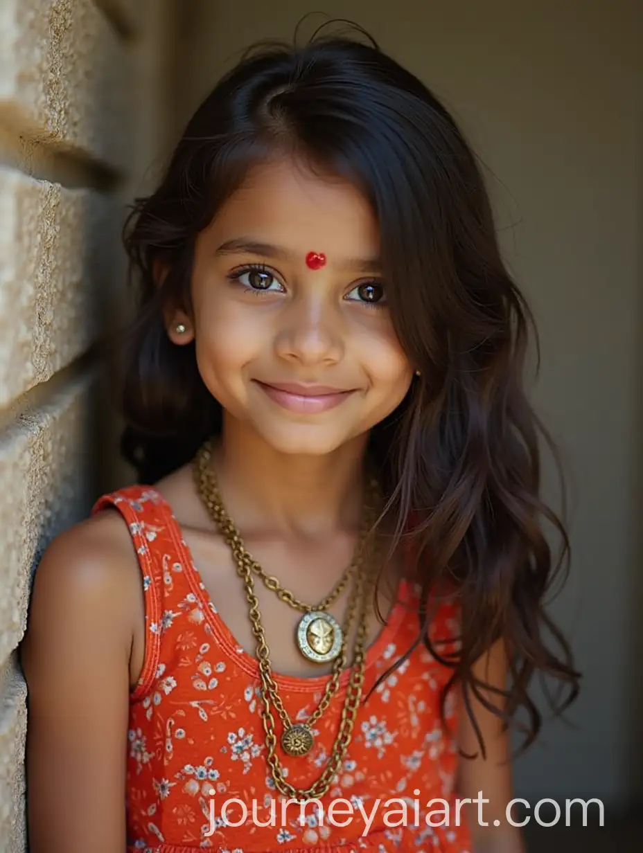 Portrait-of-a-Young-Indian-Girl-in-Traditional-Attire