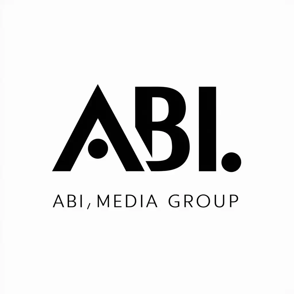 LOGO Design For ABI Media Group AMG Vector Logo for the Entertainment Industry