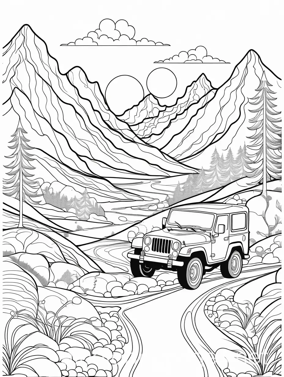 OffRoad-Mountain-Landscape-for-Kids-Coloring-Page