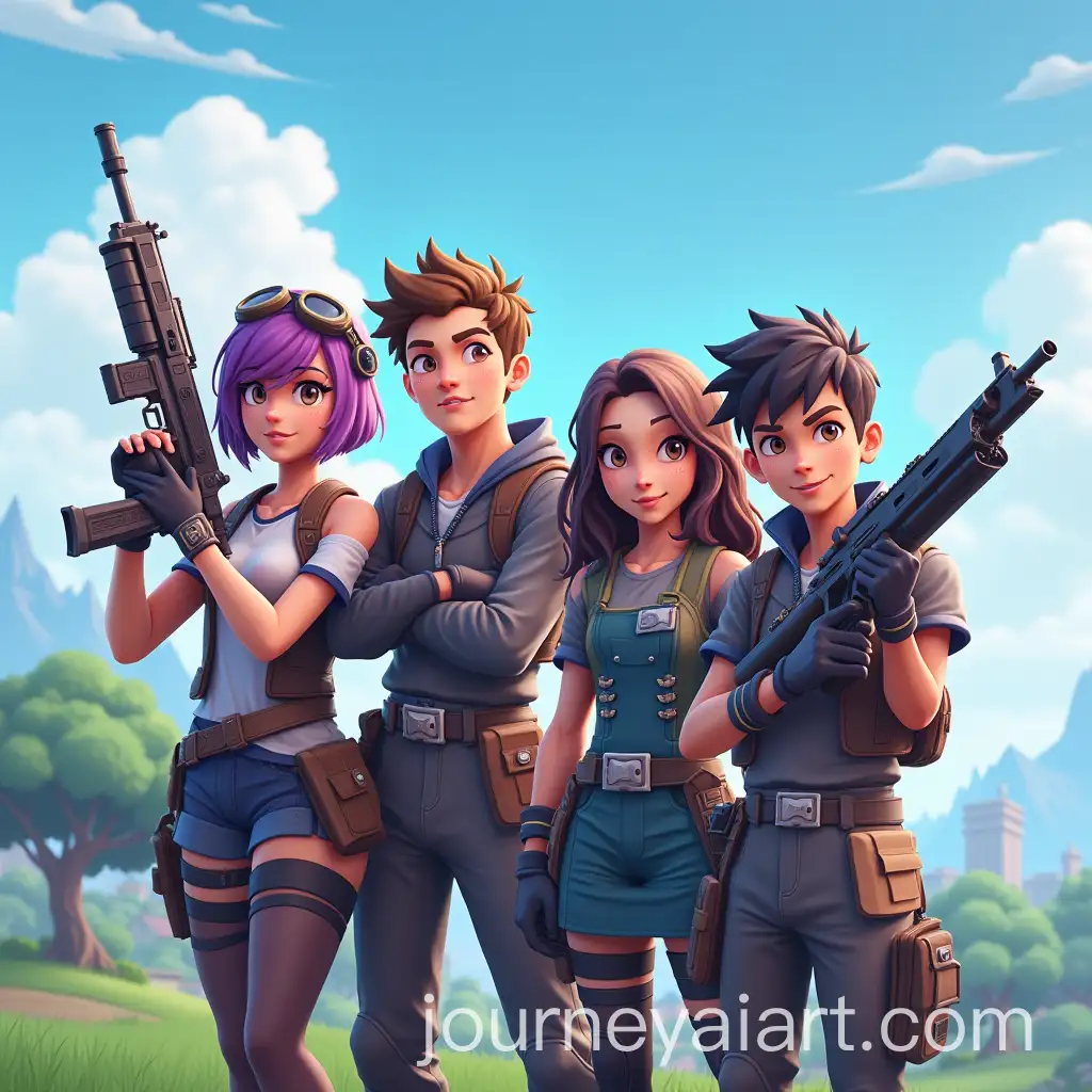 Brave-Squad-Playing-Fortnite