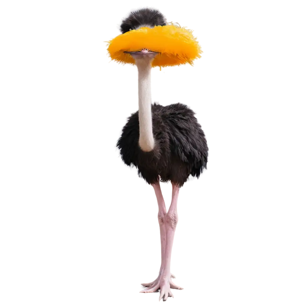 Stylish-PNG-Image-of-an-Ostrich-Wearing-Drip-Elevate-Your-Designs-with-Unique-Art