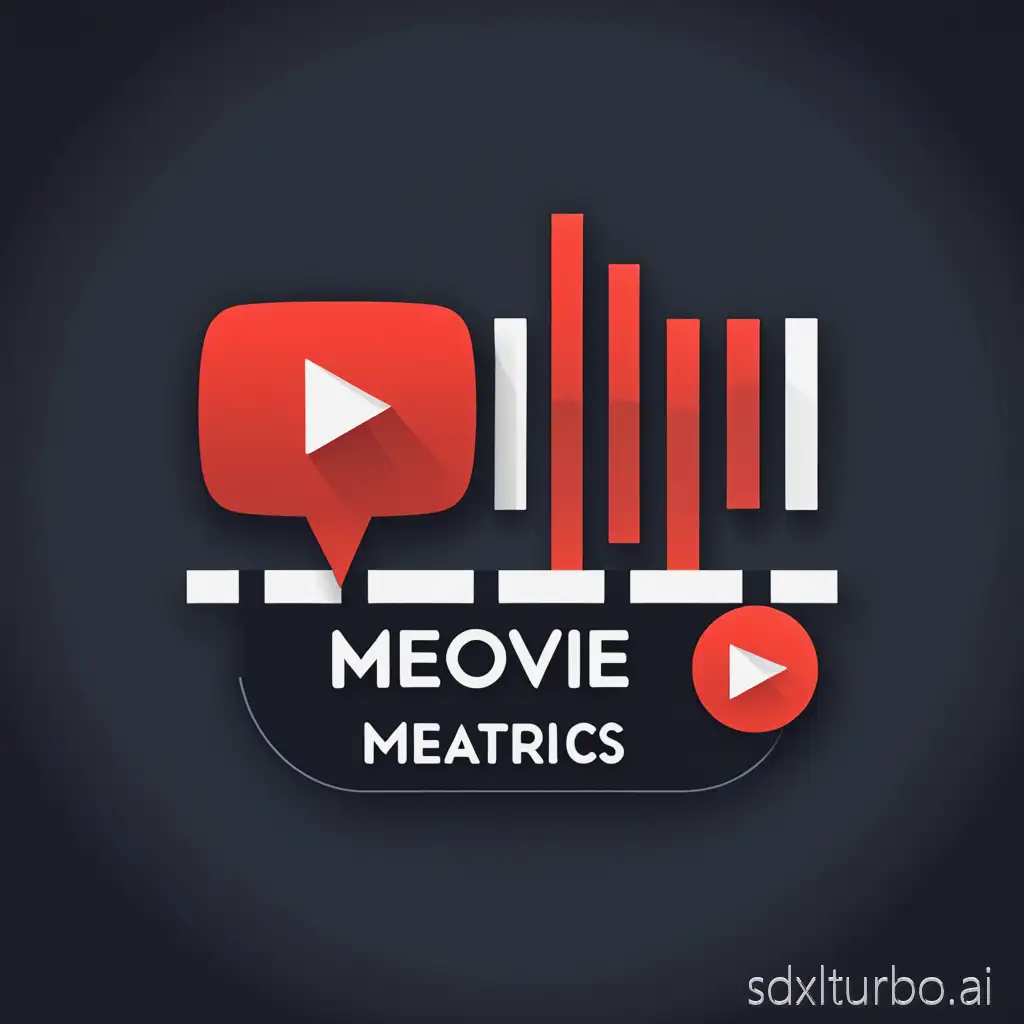 a logo for a youtube channel named 'Movie Metrics recap'