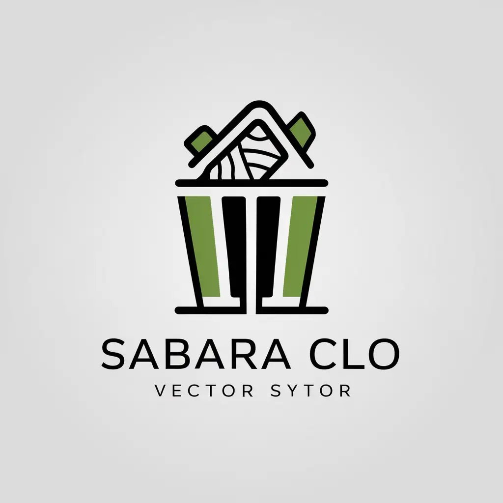 LOGO Design for SABARA CLO Recycling of Damaged Rubber Shoes for Industry Use