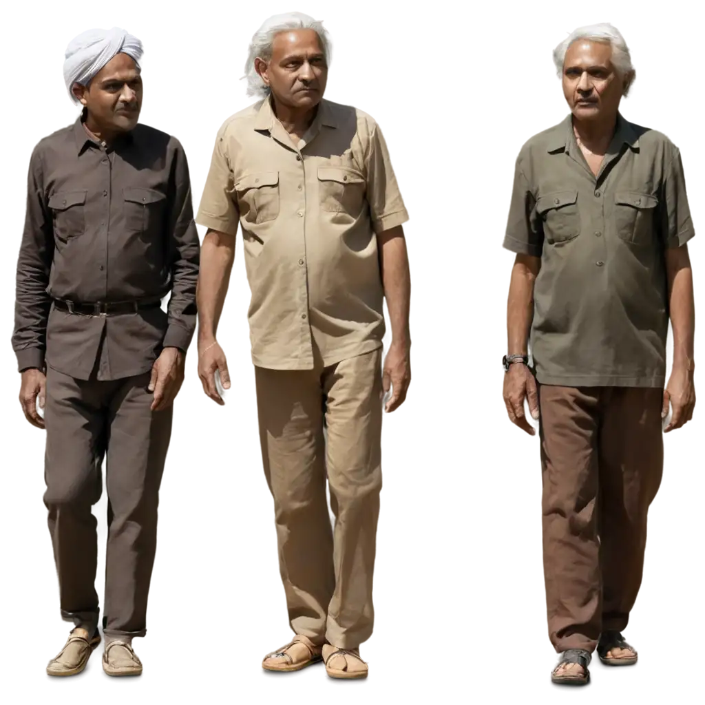 Indian-Three-Elderly-Men-Walking-HighQuality-PNG-Image-for-Diverse-Applications