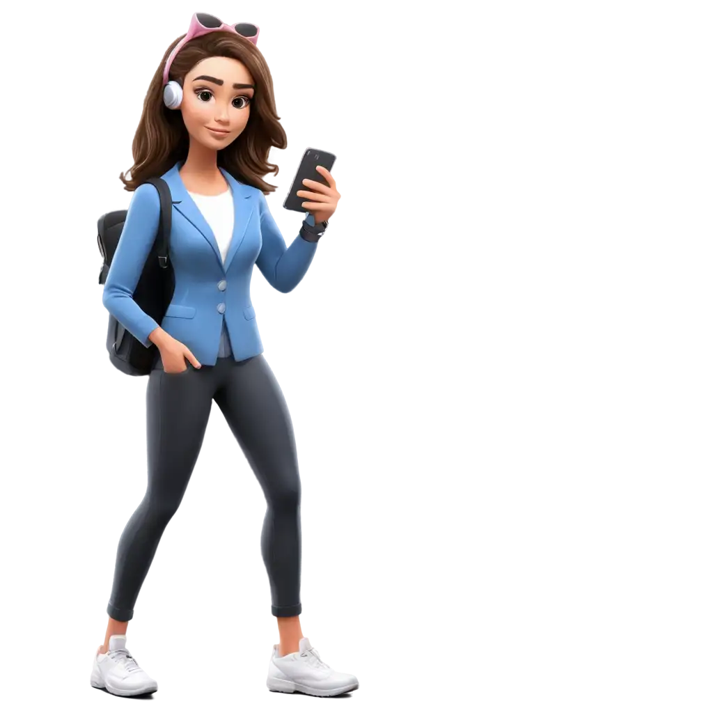 Cartoon-Influencer-with-Smartphone-PNG-Image-Social-Media-Icons