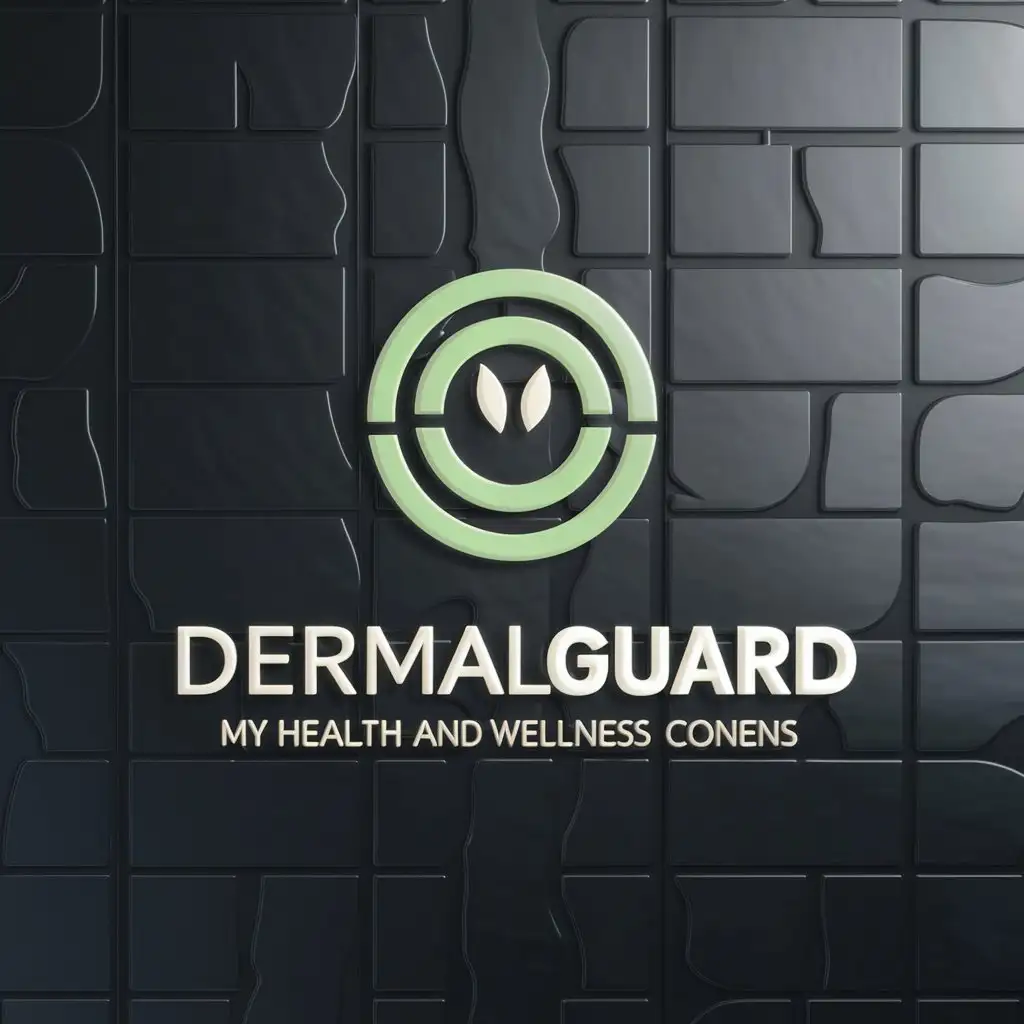 LOGO Design For DermalGuard Natural Green Cream with Modern Health and Wellness Theme