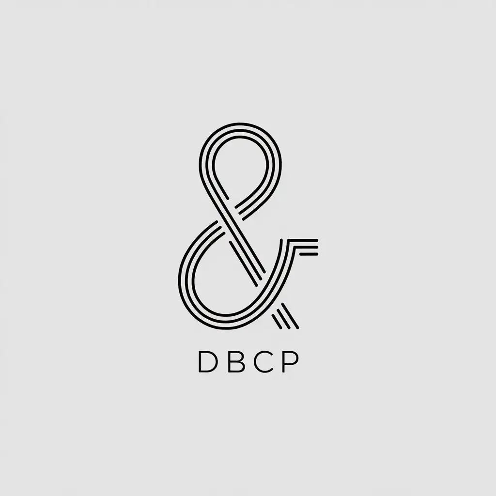 LOGO-Design-For-DBCP-Minimalistic-Clear-Background-with-Ampersand-Symbol