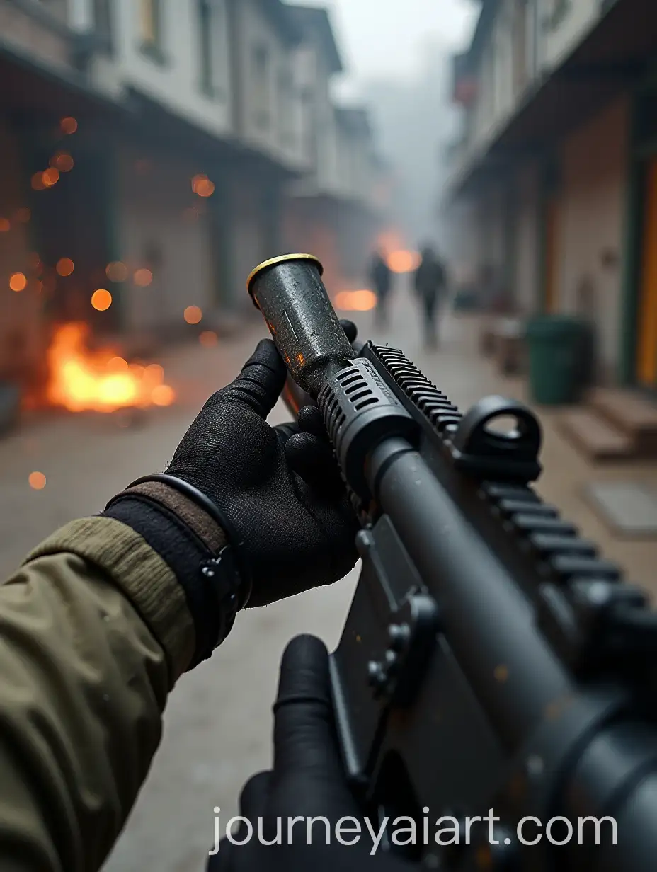 FirstPerson-View-of-M4A1-Reloading-with-Tracers-and-Sparks