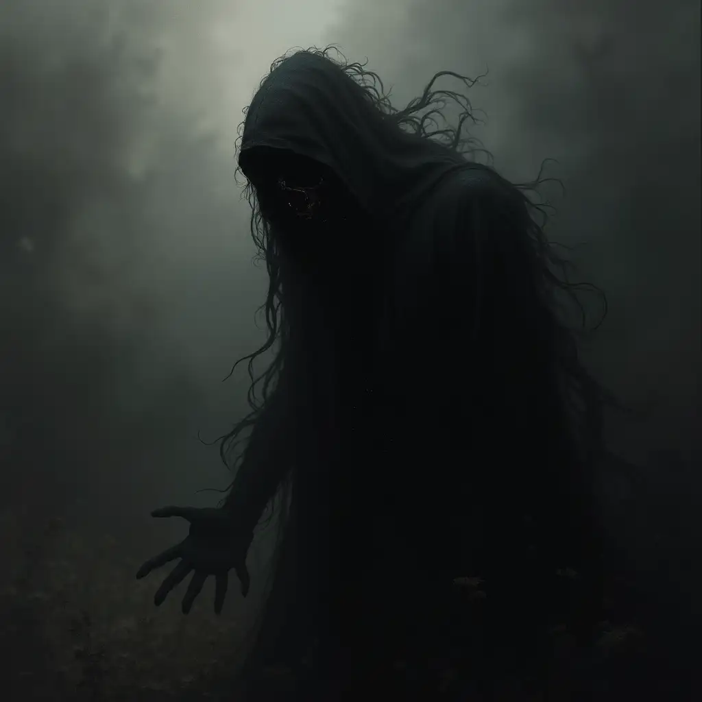 My soul, it's so black, the darkness has consumed me, it's all me