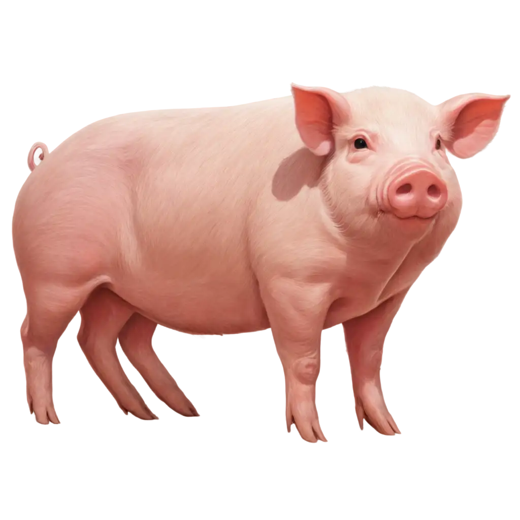 Pig-PNG-Image-for-Versatile-Use-in-Digital-Design-and-Creative-Projects