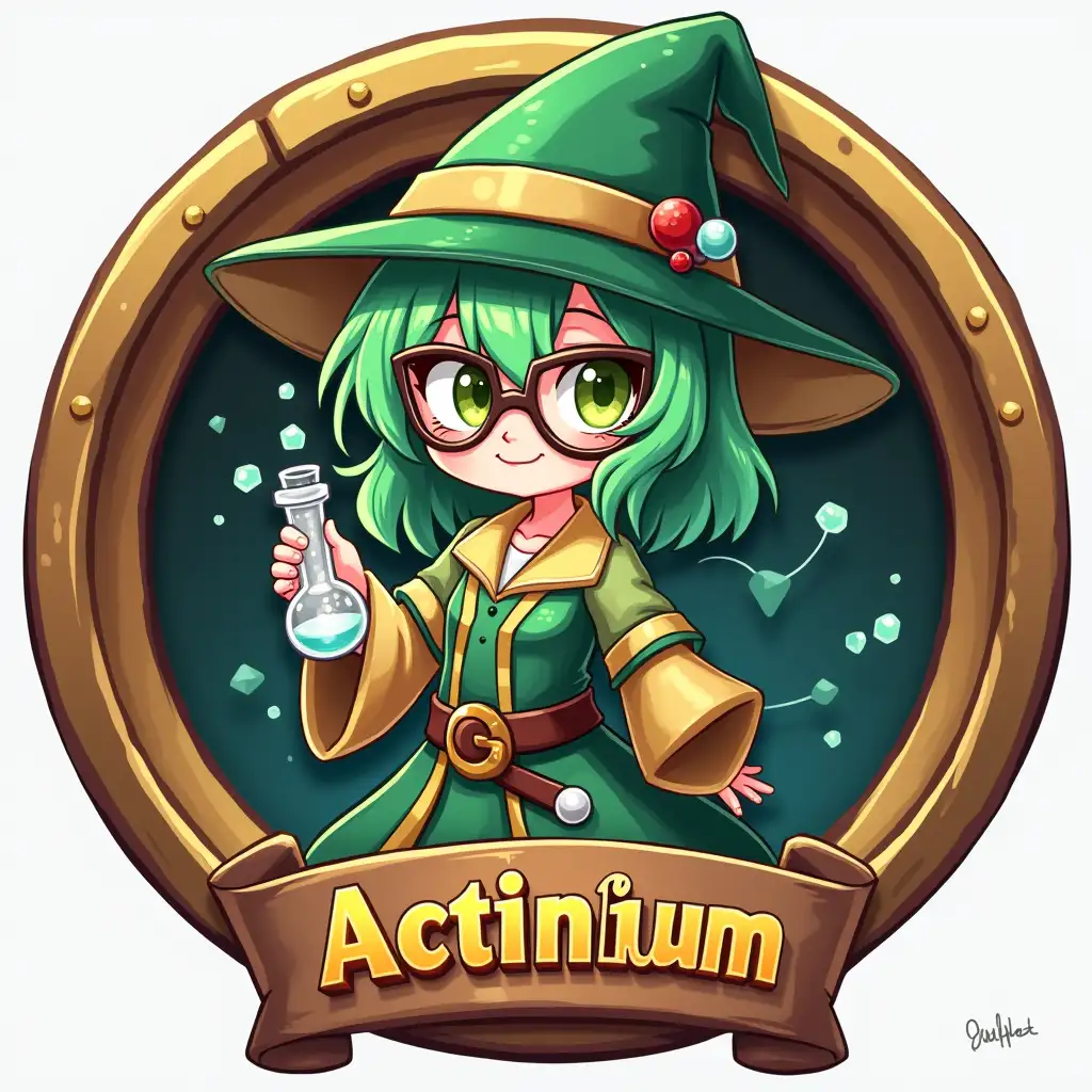 Enchanting-Guild-Game-Logo-Featuring-Alchemist-Theme-and-Loli-Mascot