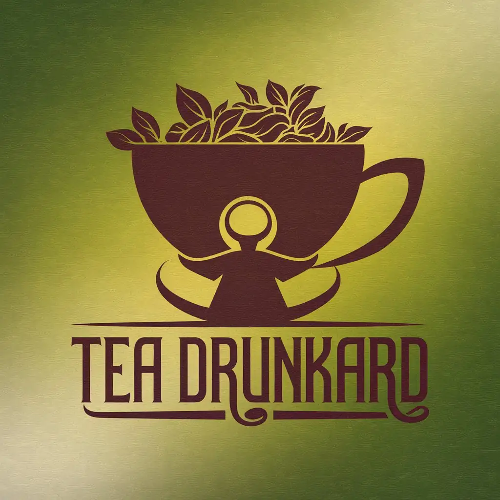 Logo-Design-for-Chinese-Tea-Shop-Tea-Drunk-with-Elegant-and-Traditional-Elements