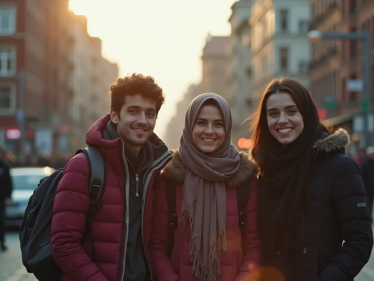 Young-Immigrants-Building-New-Lives-in-the-City-Smiling-and-Happy