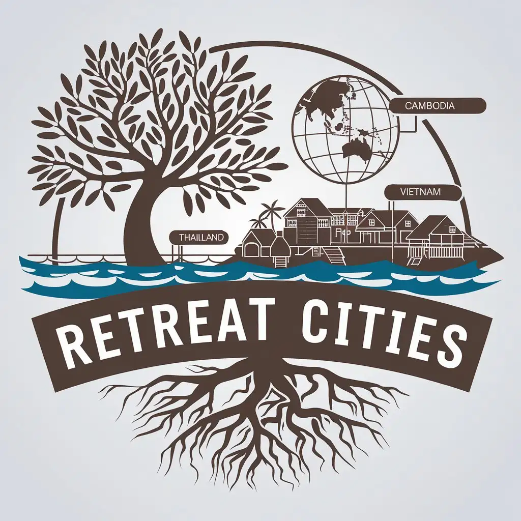 LOGO Design For ReTrEAT Cities Mangrove Coastal Community Theme with Climate Focus