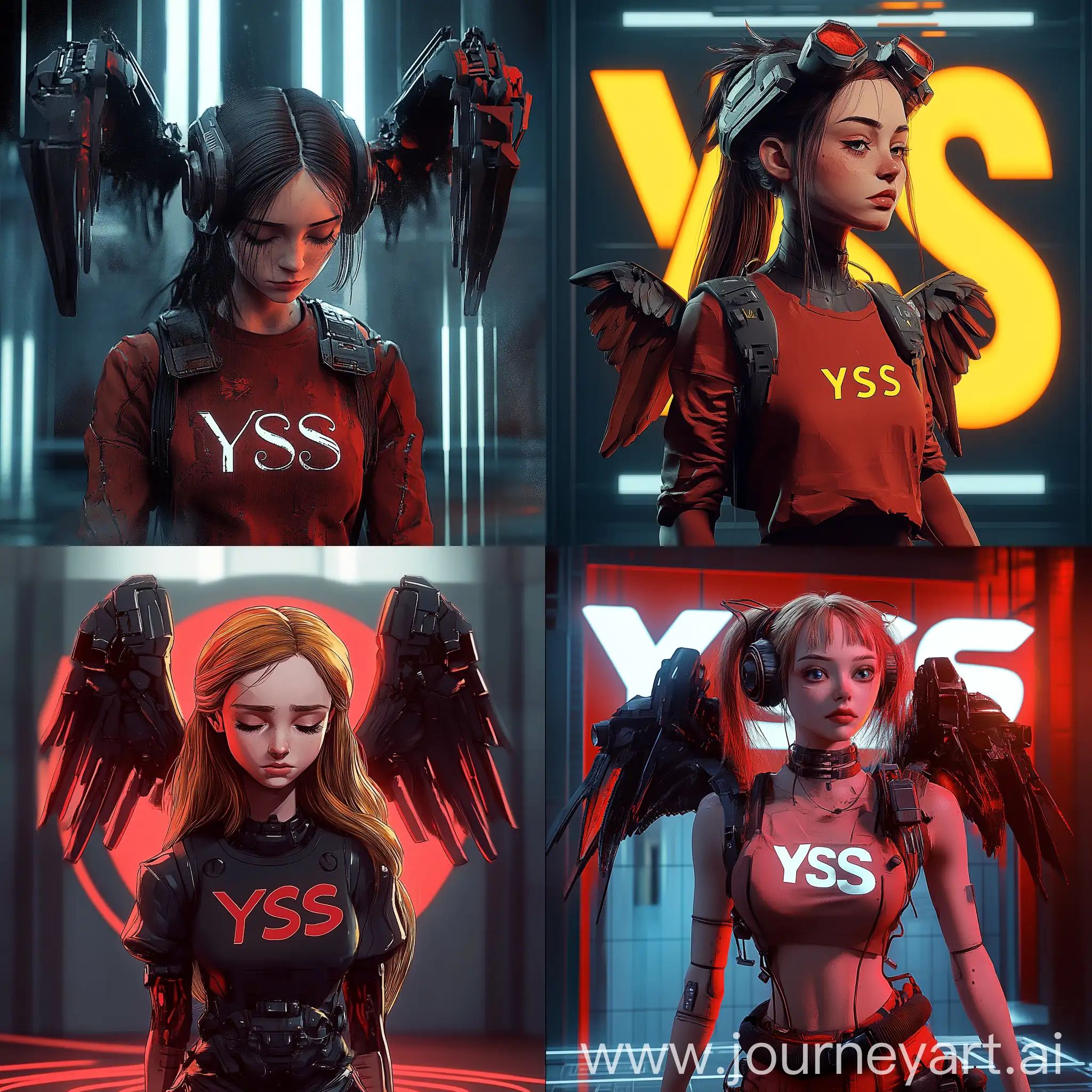 Concept-Art-of-a-Sad-Girl-with-YSS-Logo