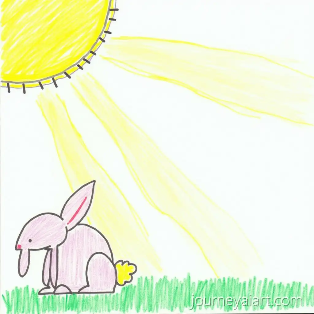 Cute-Bunny-and-Cheerful-Sun-in-a-Magical-Childrens-Story-Scene