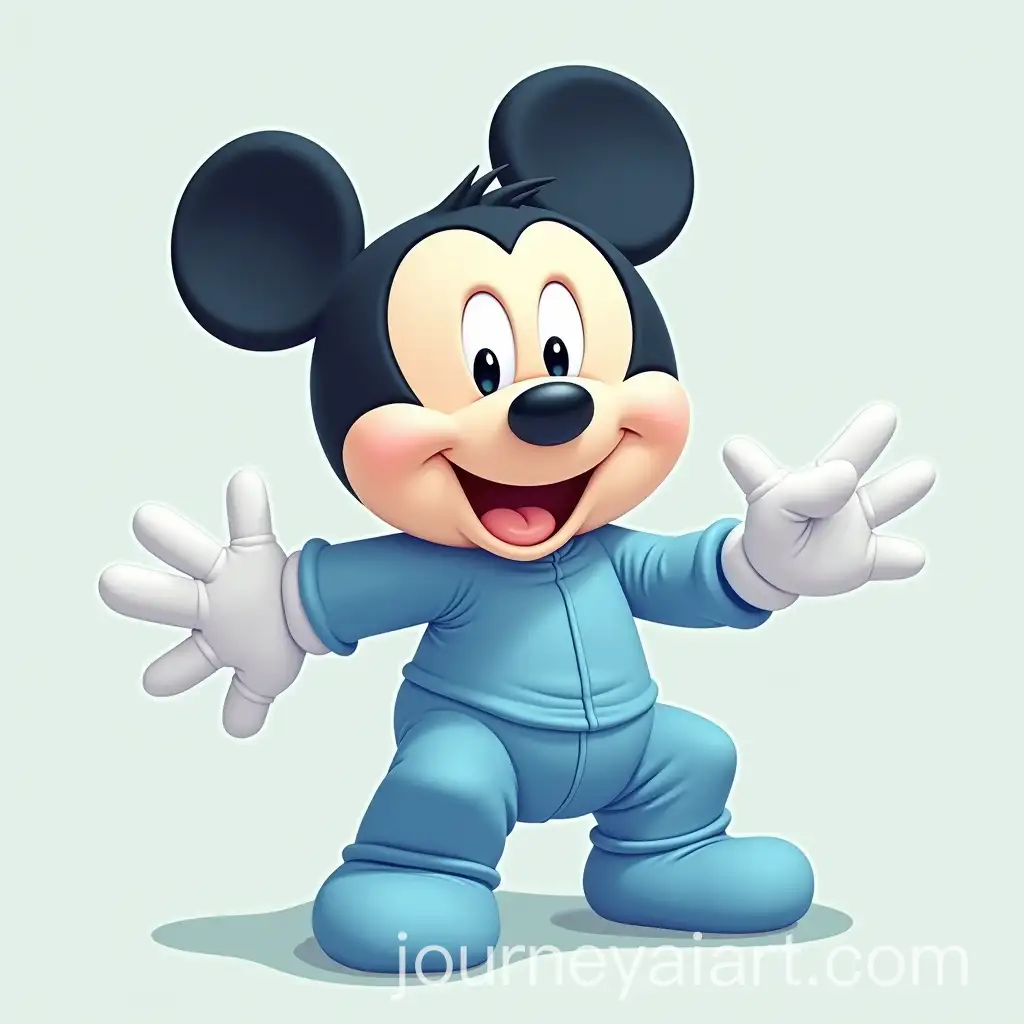Cute-Baby-Mickey-Mouse-Crawling-in-Blue