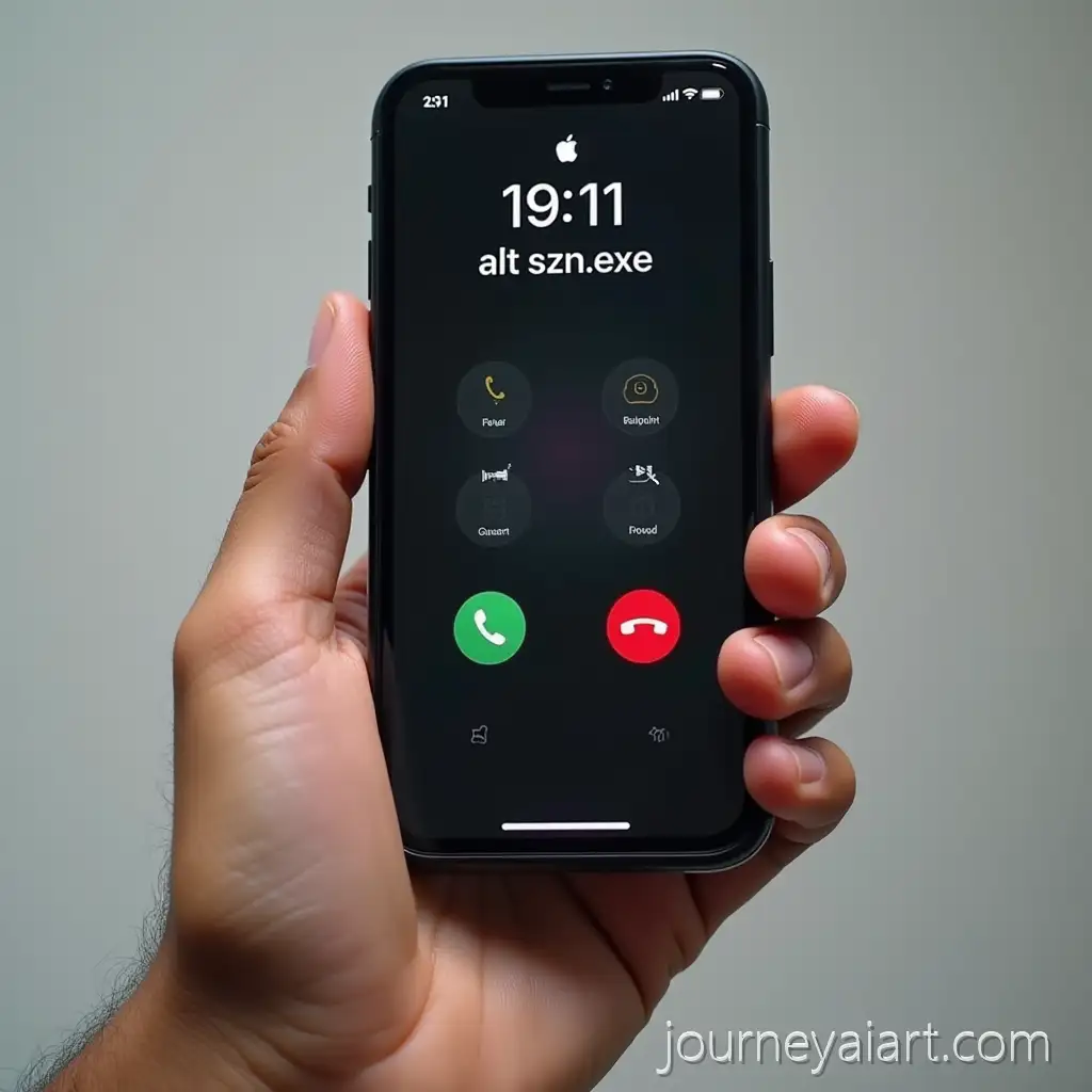 HyperRealistic-iiPhone-15-Pro-callPhone-15-Pro-Incoming-Call-with-iOS-17-Interface