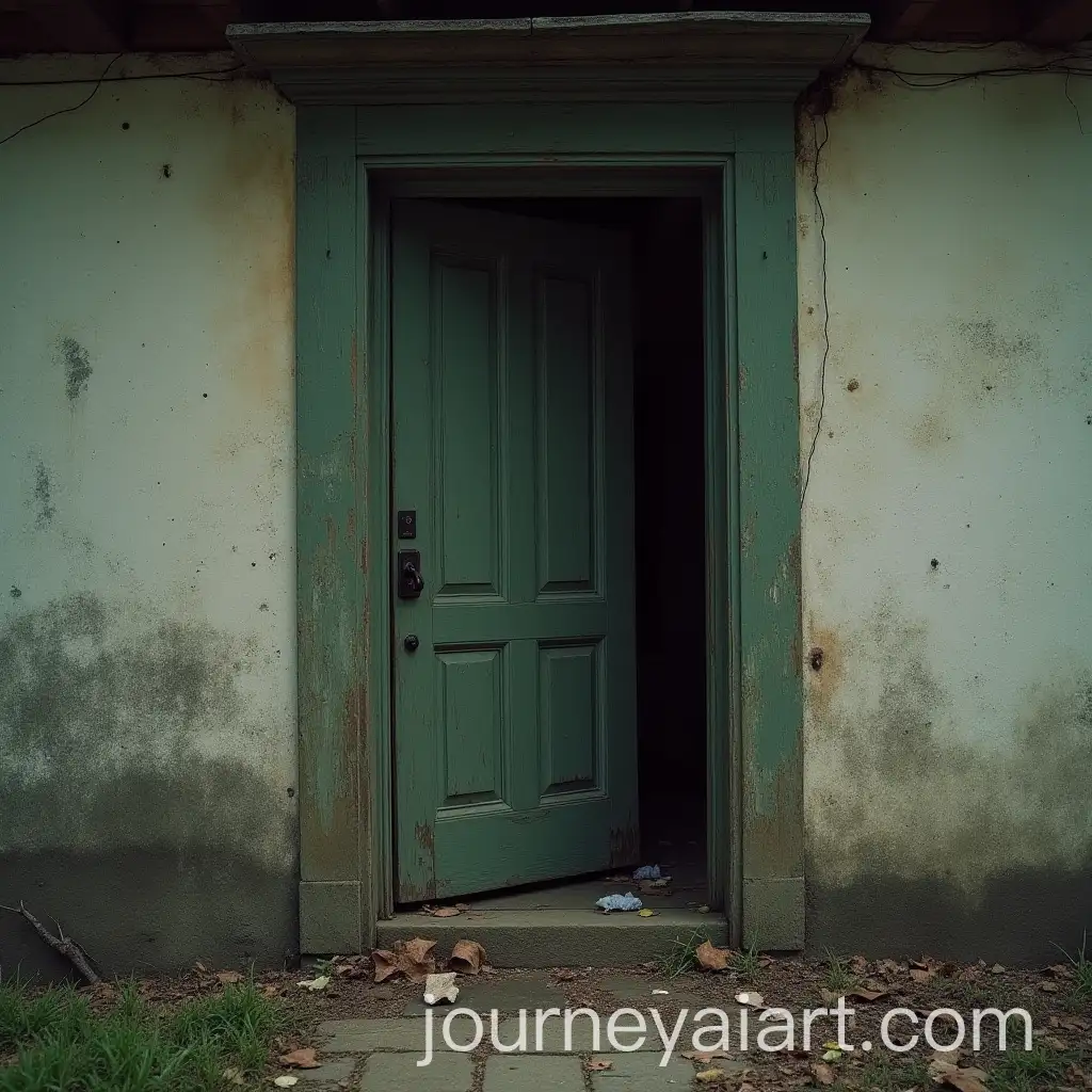 Group-of-Friends-Meeting-at-the-Abandoned-House-Door