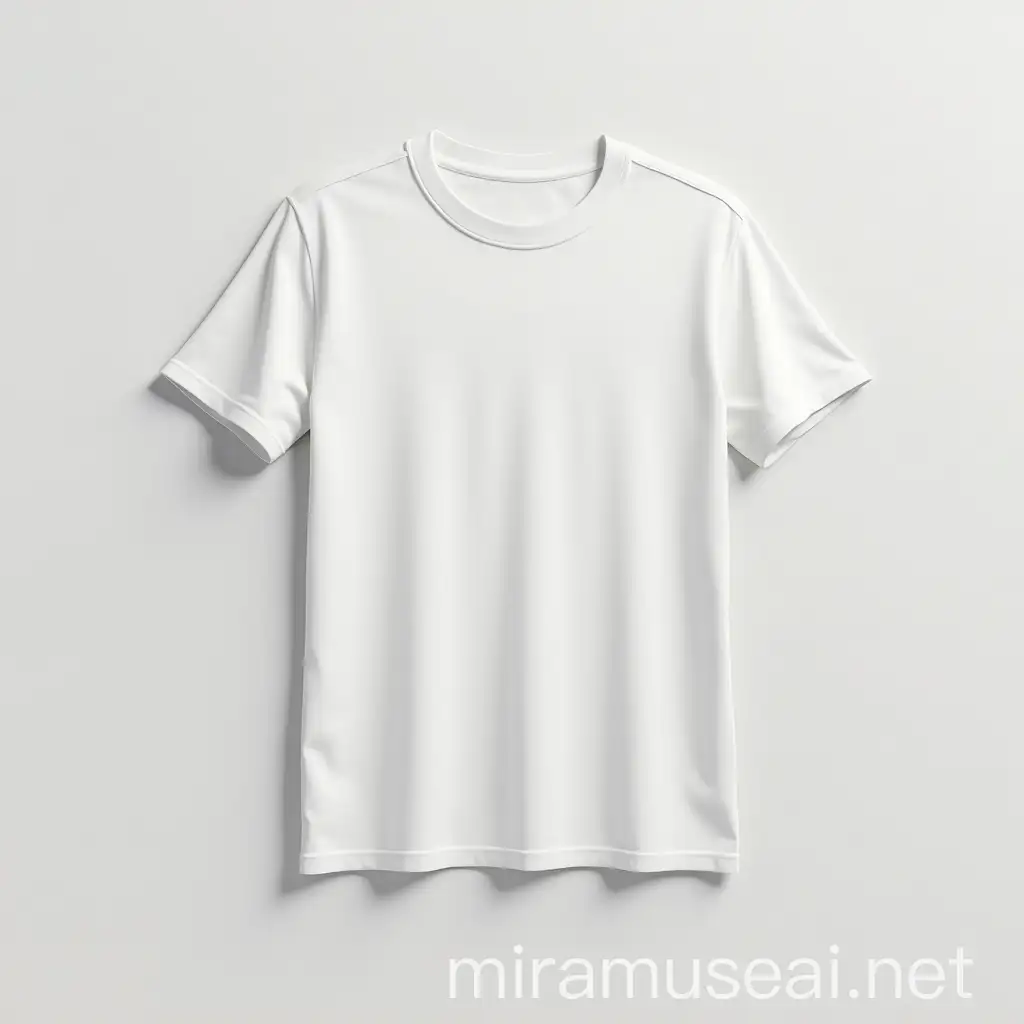 Plain TShirt Mockup for 2D Design Showcase