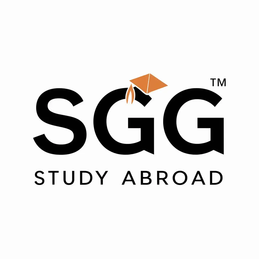 LOGO Design For SGG Study Abroad Vector Logo in Education Industry